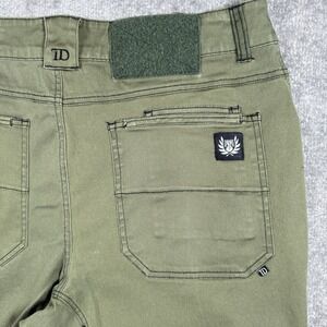 TD Apparel Pants Men s 34 (36x30) Green Straight‎ Leg Tactical Workwear Utility